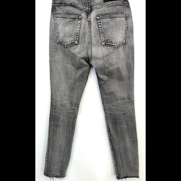 Moussy Vintage Gray cotton blend jeans, size 26 - Picture 3 of 4